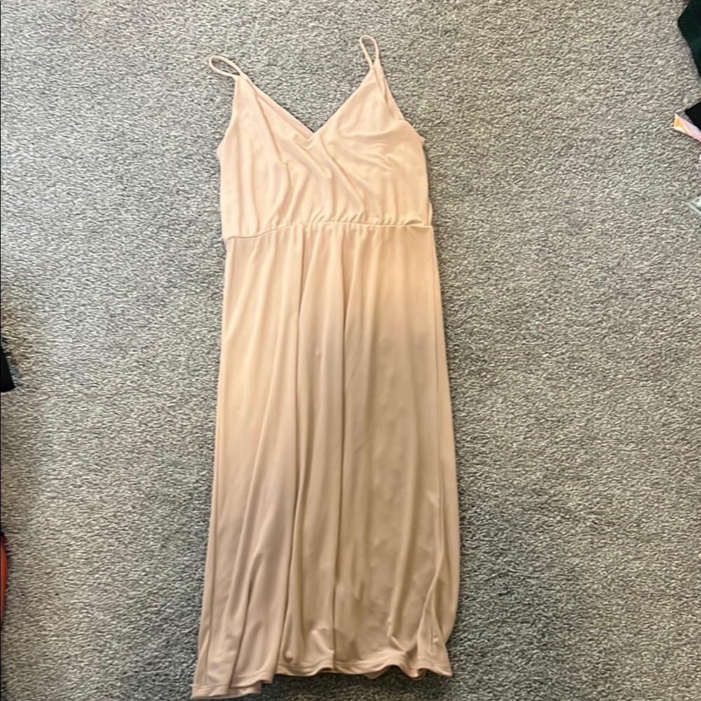 Elegant Pink Maxi Dress
